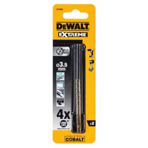 Сверло DEWALT DT4903, по металлу COBALT 5%, 3.5 x 70 x 39 мм, 2 шт., арт. DT4903-QZ