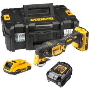 Аккумуляторный реноватор DEWALT DCS355D2, 18 В, 20000 кол/мин, с 2 АКБ 2 Ач и ЗУ, в кейсе TSTAK (DCS355D2-QW), арт. DCS355D2-QW