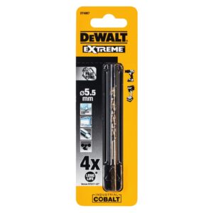 Сверло DEWALT DT4907, по металлу COBALT 5%, 5.5 x 93 x 52 мм, арт. DT4907-QZ