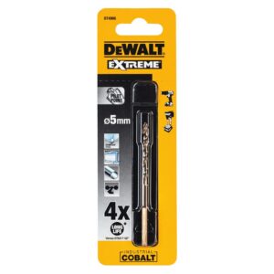 Сверло DEWALT DT4906, по металлу COBALT 5%, 5 x 86 x 46 мм, арт. DT4906-QZ
