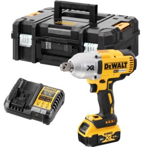 Аккумуляторный гайковерт DEWALT DCF897P1T, 18 В, 1627 Нм, 2400 уд/мин, с АКБ 5 Ач и ЗУ, в кейсе TSTAK (DCF897P1NT-XJ), арт. DCF897P1NT-XJ