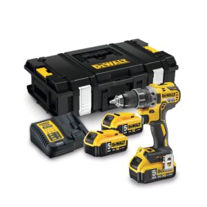 Аккумуляторная дрель-шуруповерт DEWALT DCD791P3K, 18 В, 2000 об/мин, с 3 АКБ 5 Ач и ЗУ, в кейсе TSTAK (DCD791P3K-QW), арт. DCD791P3K-QW
