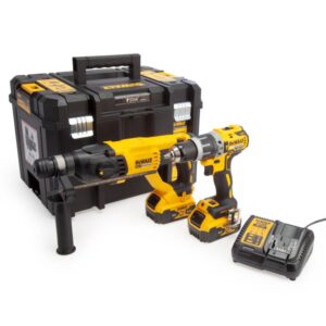 Набор из двух инструментов DeWALT: дрель-шуруповерт DCD796 + перфоратор DCH133, DCK2077P2T, арт. DCK2071P2T