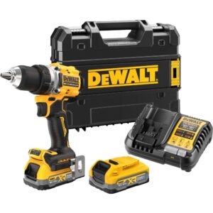 Аккумуляторная дрель-шуруповерт DEWALT DCD800S2T, 18 В, 2000 об/мин, с 2 АКБ 3.5 Ач и ЗУ, в кейсе TSTAK (DCD800S2T-QW), арт. DCD800S2T-QW