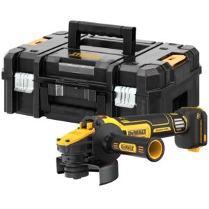 Аккумуляторная угловая шлифмашина DEWALT DCG409VSNT, 18/54 В, 125 мм, 9000 об/мин, без АКБ и ЗУ, в кейсе TSTAK (DCG409VSNT-XJ), арт. DCG409VSNT-XJ