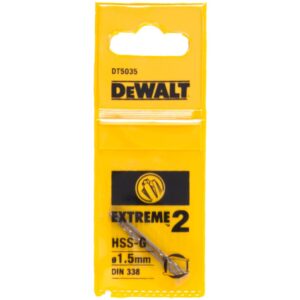 Сверло по металлу DEWALT EXTREME 2, 1.5x40x18 мм (DT5035-QZ), арт. DT5035-QZ
