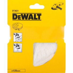 Полировальный колпак, шерстяной, 125мм DEWALT DT3621, арт. DT3621-QZ
