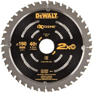 Пильный диск DEWALT DT4394, по дереву, 190х30х1 мм (DT4394-QZ), арт. DT4394-QZ