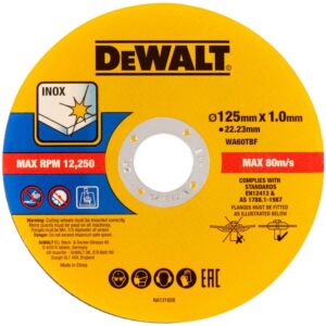 Отрезной диск DEWALT DT20598, по металлу, 125х22.23х1 мм, 50 шт. (DT20598-QZ), арт. DT20598-QZ