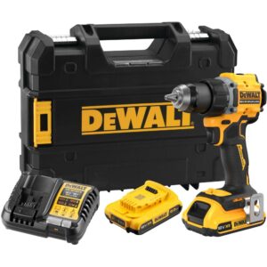 Аккумуляторная дрель-шуруповерт DEWALT DCD794D2T, 18 В, 1650 об/мин, с 2 АКБ 2 Ач и ЗУ, в кейсе TSTAK (DCD794D2T-QW), арт. DCD794D2T-QW