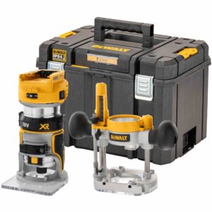 Аккумуляторный вертикальный фрезер DEWALT, 18 В, 25500 об/мин, 55 мм, без АКБ и ЗУ, в кейсе TSTAK, арт. DCW604NT