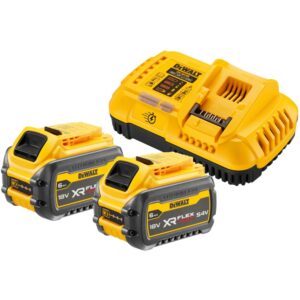 Набор DEWALT DCB118T2: 2 АКБ DCB546, Li-Ion, 18/54 В, 6/2 Ач и быстрое зарядное устройство DCB118, 18/54 В, 8 А (DCB118T2-QW), арт. DCB118T2-QW