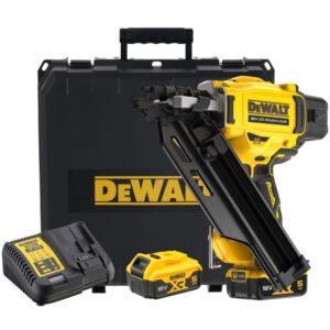 Аккумуляторный гвоздезабивной пистолет DEWALT DCN930P2, 18 В, с 2 АКБ 5 Ач и ЗУ, в кейсе (DCN930P2-QW), арт. DCN930P2-QW