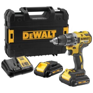 Аккумуляторная дрель-шуруповерт DEWALT DCD791L2T, 18 В, 2000 об/мин, с 2 АКБ 3 Ач и ЗУ, в кейсе TSTAK (DCD791L2T-QW), арт. DCD791L2T-QW