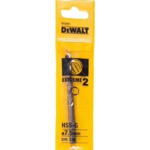 Сверло DEWALT EXTREME 2 DT5051, по металлу HSS-G, 7.5 x 109 x 66 мм, арт. DT5051-QZ