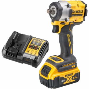 Аккумуляторный гайковерт DEWALT DCF921P1, 18 В, 610 Нм, 3550 уд/мин, с АКБ 5 Ач и ЗУ (DCF921P1N-XJ), арт. DCF921P1N-XJ