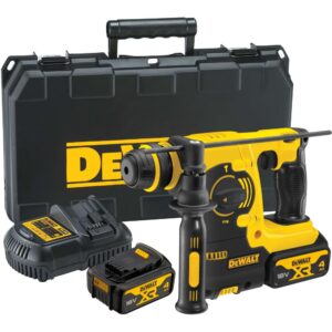 Аккумуляторный перфоратор DEWALT DCH253M2, 18 В, 2.1 Дж, 4500 уд/мин, с 2 АКБ 4 Ач и ЗУ, в кейсе (DCH253M2-QW), арт. DCH253M2-QW