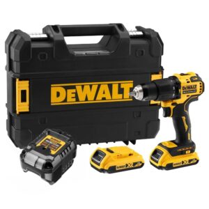 Ударная дрель-шуруповерт DEWALT DCD709D2T, 18 В, 1650 об/мин, 28050 уд/мин, с 2 АКБ 2 Ач и ЗУ, в кейсе TSTAK (DCD709D2T-QW), арт. DCD709D2T-QW