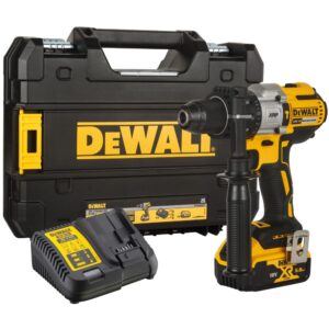 Ударная дрель-шуруповерт DEWALT DCD996P1, 18 В, 2250 об/мин, 38250 уд/мин, с АКБ 5 Ач и ЗУ, в кейсе TSTAK (DCD996P1-QW), арт. DCD996P1-QW