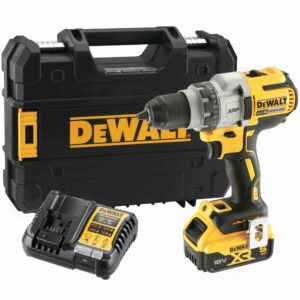 Аккумуляторная дрель-шуруповерт DEWALT DCD991P1T, 18 В, 2000 об/мин, с АКБ 5 Ач и ЗУ, в кейсе TSTAK (DCD991P1NT-XJ), арт. DCD991P1NT-XJ
