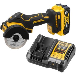 Аккумуляторная отрезная машина DEWALT DCS438P1, 18 В, 76 мм, 20000 об/мин, с АКБ 5 Ач и ЗУ (DCS438P1N-XJ), арт. DCS438P1N-XJ