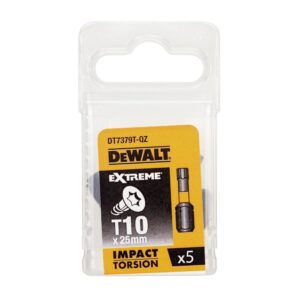 Биты DEWALT DT7379T, T10 x 25 мм, 5 шт., арт. DT7379T-QZ
