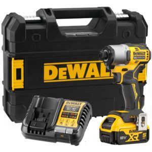 Аккумуляторный шуруповерт DEWALT DCF840P1T, 18 В, 192 Нм, 4200 уд/мин, с АКБ 5 Ач и ЗУ, в кейсе TSTAK (DCF840P1NT-XJ), арт. DCF840P1NT-XJ