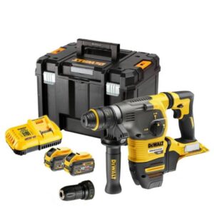 Аккумуляторный бесщеточный перфоратор DEWALT DCH334, SDS-plus, 54 В, XR, 2 Акб, ЗУ, кейс TSTAK, арт. DCH334X2-QW