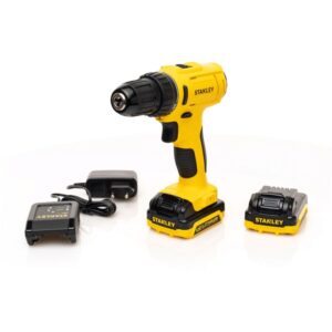 Аккумуляторная дрель-шуруповерт STANLEY SCD121S2K, 12В, 2 АКБ х 1,5 Ач, 26Нм, арт. SCD121S2K-RU