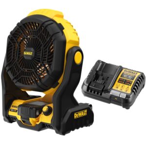 Аккумуляторный вентилятор DEWALT DCE512P1, 18 В, 28 м³/мин, c АКБ 5 Ач и ЗУ (DCE512P1N-XJ), арт. DCE512P1N-XJ