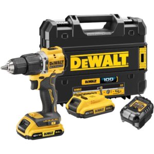 Ударная дрель-шуруповерт DEWALT DCD100YD2T, 18 В, 1650 об/мин, 28050 уд/мин, с 2 АКБ 2 Ач и ЗУ, в кейсе TSTAK (DCD100YD2T-QW), арт. DCD100YD2T-QW