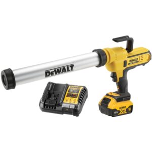 Аккумуляторный пистолет для герметика DEWALT DCE580P1, 18 В, с АКБ 5 Ач и ЗУ, арт. DCE580P1N-XJ