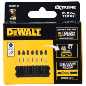 Бита DEWALT PH2, 57 мм HEX, 7 шт. (DT70817-QZ), арт. DT70817-QZ
