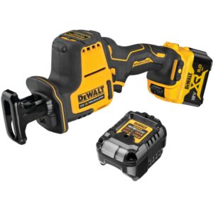 Аккумуляторная сабельная пила DEWALT DCS312L1, 12 В, 2800 ход/мин, 16 мм, с АКБ 5 Ач и ЗУ (DCS312L1N-XJ), арт. DCS312L1N-XJ