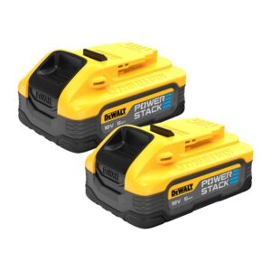 Аккумулятор DEWALT POWERSTACK DCBP518H2, Li-Ion, 18 В, 5 Ач, 2 шт. (DCBP518H2-XJ), арт. DCBP518H2-XJ