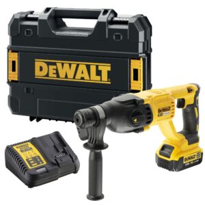 Аккумуляторный перфоратор DEWALT DCH133M1, 18 В, 2.6 Дж, 5500 уд/мин, с АКБ 4 Ач и ЗУ, в кейсе TSTAK (DCH133M1-QW), арт. DCH133M1-QW