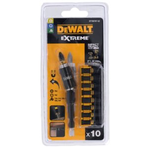 Набор бит DEWALTPH2,PZ2,T10,T15,T20,T25,T30, 25 мм HEX, 10 шт. (DT70578T-QZ), арт. DT70578T-QZ