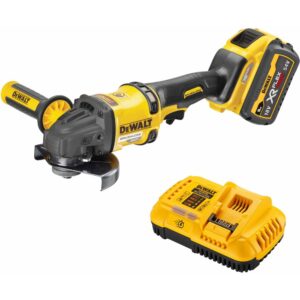 Аккумуляторная угловая шлифмашина DEWALT DCG418BX1, 60 В, 150 мм, 9000 об/мин, с АКБ 3 Ач и ЗУ (DCG418BX1-XJ), арт. DCG418BX1-XJ