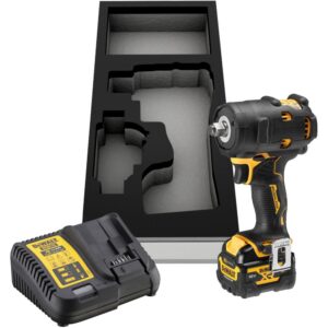 Аккумуляторный гайковерт DEWALT DCF903P1G, 12 В, 340 Нм, 3250 уд/мин, с АКБ 5 Ач и ЗУ, в чехле (DCF903P1G-QW), арт. DCF903P1G-QW