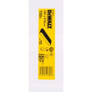 Шлифленты DEWALT DT3673, 100 x 610 мм, 100G, 10 шт., арт. DT3673-QZ
