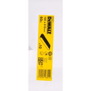 Шлифленты DEWALT DT3671, 100 x 610 мм, 60G, 10 шт., арт. DT3671-QZ