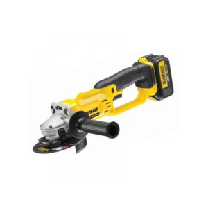 Аккумуляторная угловая шлифмашина DEWALT DCG412M2, 18 В, 125 мм, 7000 об/мин, с 2 АКБ 4 Ач и ЗУ, в кейсе (DCG412M2-QW), арт. DCG412M2-QW