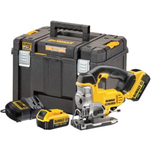 Аккумуляторный лобзик DEWALT DCS331M2, 18 В, 3000 ход/мин, 26 мм, с 2 АКБ 4 Ач и ЗУ, в кейсе TSTAK (DCS331M2-QW), арт. DCS331M2-QW