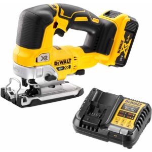 Аккумуляторный лобзик DEWALT DCS334BP1, 20 В, 3200 ход/мин, 26 мм, с АКБ 5 Ач и ЗУ (DCS334BP1-XJ), арт. DCS334BP1-XJ