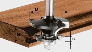 Фреза багетная пазовая Festool HW S8 D43/21 A/KL, арт. 491129