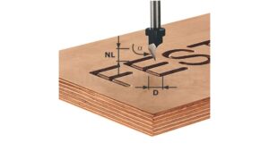 Фреза шрифтовая Festool HW S8 D11/60°, арт. 491003