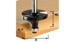 Фреза скругляющая Festool HW S8 D42.7/R15 KL, арт. 491017