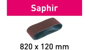 Лента шлифовальная Festool Saphir P 80. компл. из 10 шт. 820x120-P80-SA/10, арт. 488082