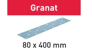 Материал шлифовальный Festool (фестул) Granat P 40. компл. из 50 шт. STF 80X400 P 40 GR 50X, арт. 497157