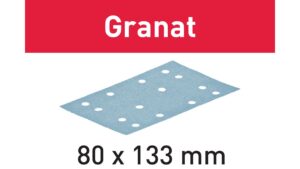 Материал шлифовальный Festool (фестул) Granat P 80. компл. из 10 шт. STF 80x133 P80 GR 10X, арт. 497128